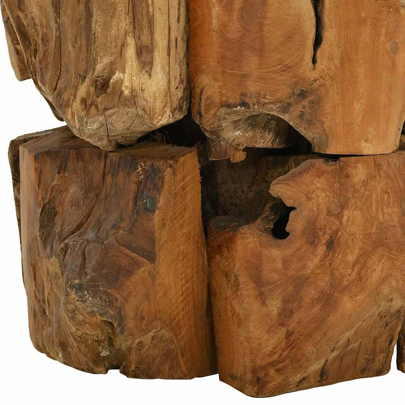 Coffee Table Solid Teak Driftwood 60 cm Payday Deals