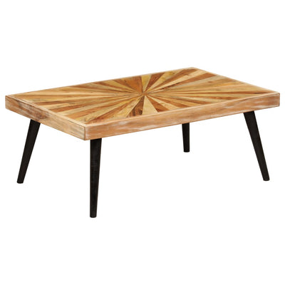 Coffee Table Solid Wood Mango 90x55x36 cm
