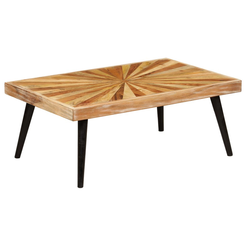 Coffee Table Solid Wood Mango 90x55x36 cm Payday Deals