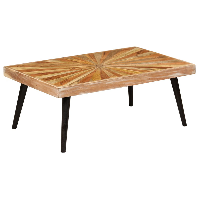 Coffee Table Solid Wood Mango 90x55x36 cm Payday Deals