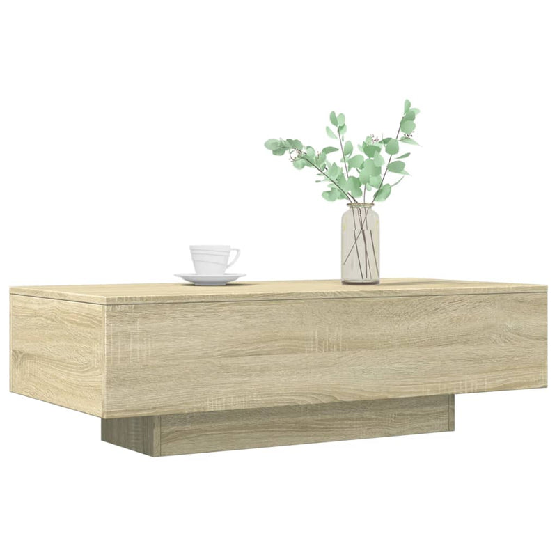 Coffee Table Sonoma Oak 100x49.5x31 cm Engineered Wood Payday Deals