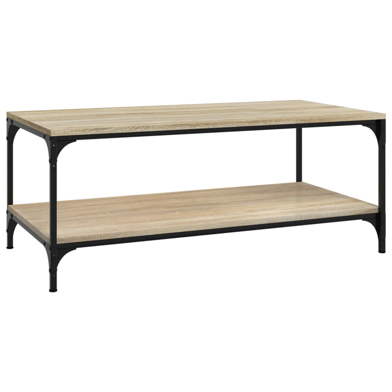 Coffee Table Sonoma Oak 100x50x40 cm Engineered Wood Payday Deals