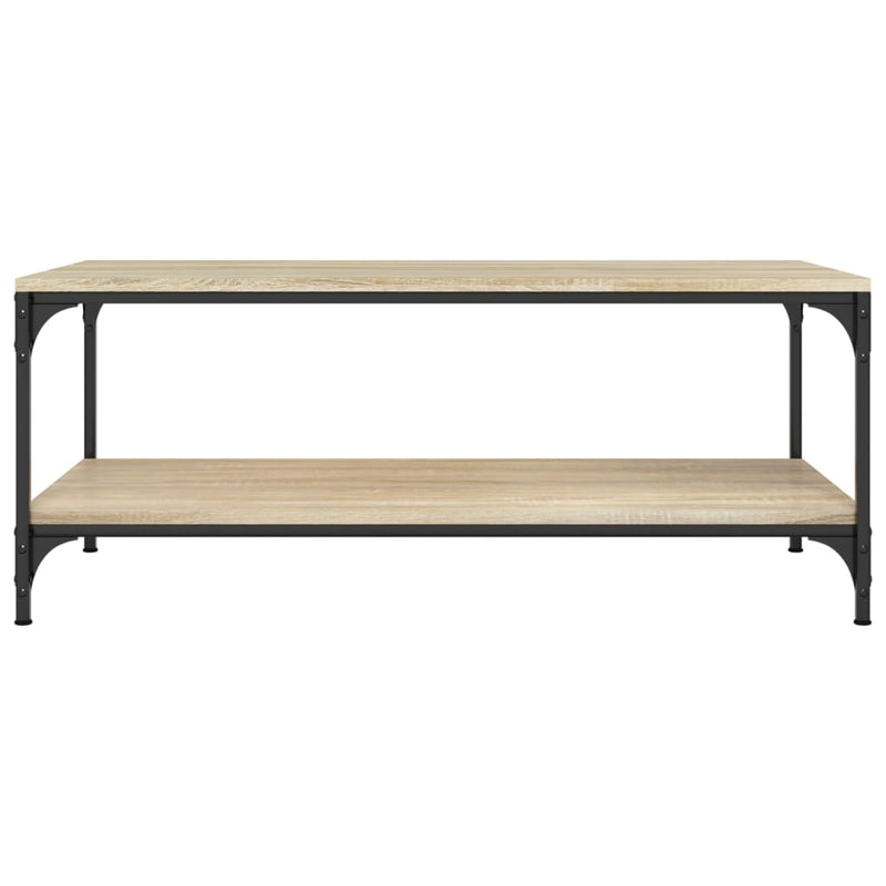 Coffee Table Sonoma Oak 100x50x40 cm Engineered Wood Payday Deals