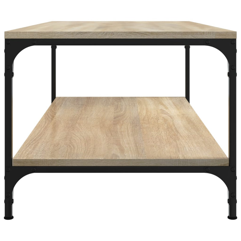 Coffee Table Sonoma Oak 100x50x40 cm Engineered Wood Payday Deals