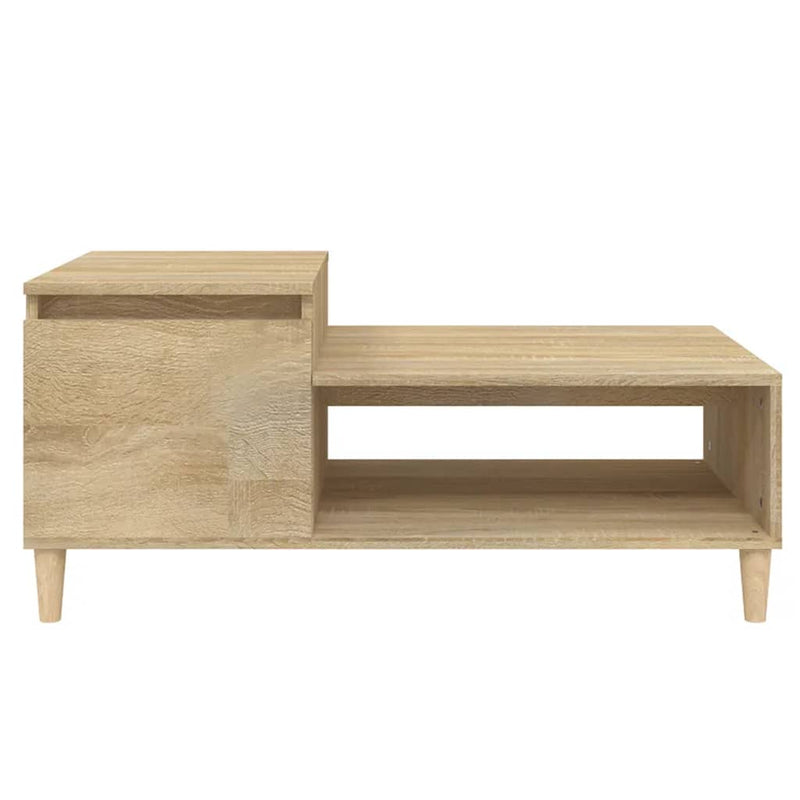 Coffee Table Sonoma Oak 100x50x45 cm Engineered Wood Payday Deals