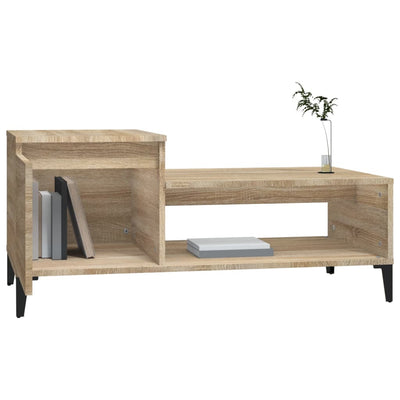 Coffee Table Sonoma Oak 100x50x45 cm Engineered Wood Payday Deals