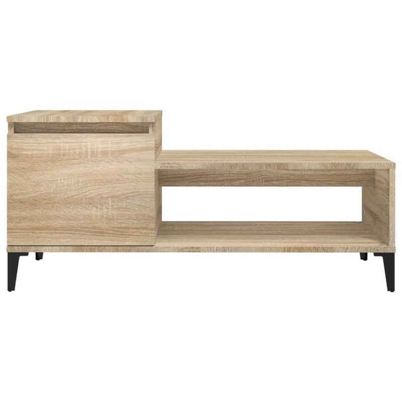 Coffee Table Sonoma Oak 100x50x45 cm Engineered Wood Payday Deals