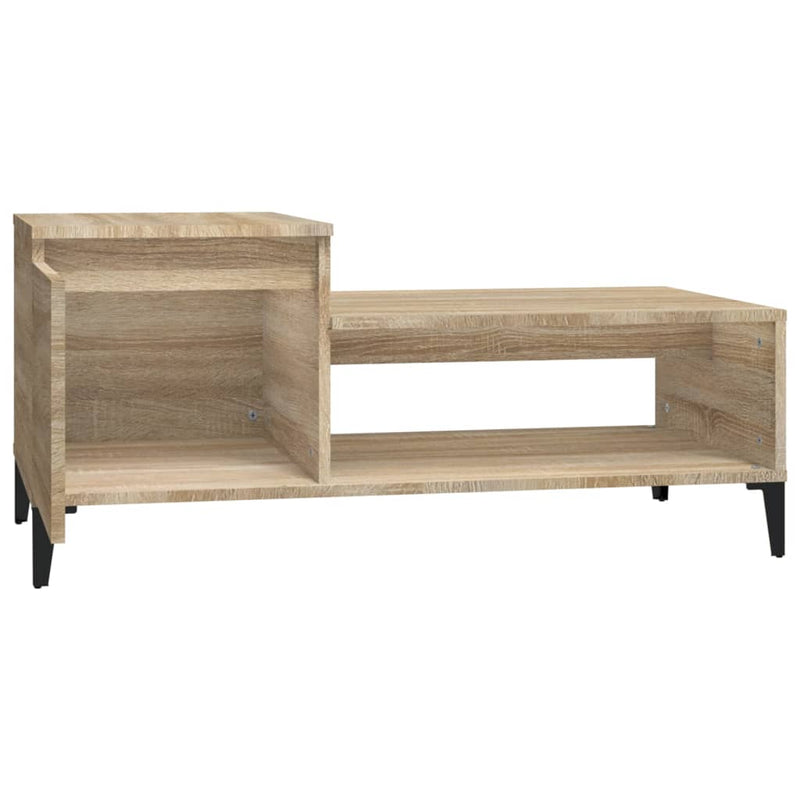 Coffee Table Sonoma Oak 100x50x45 cm Engineered Wood Payday Deals