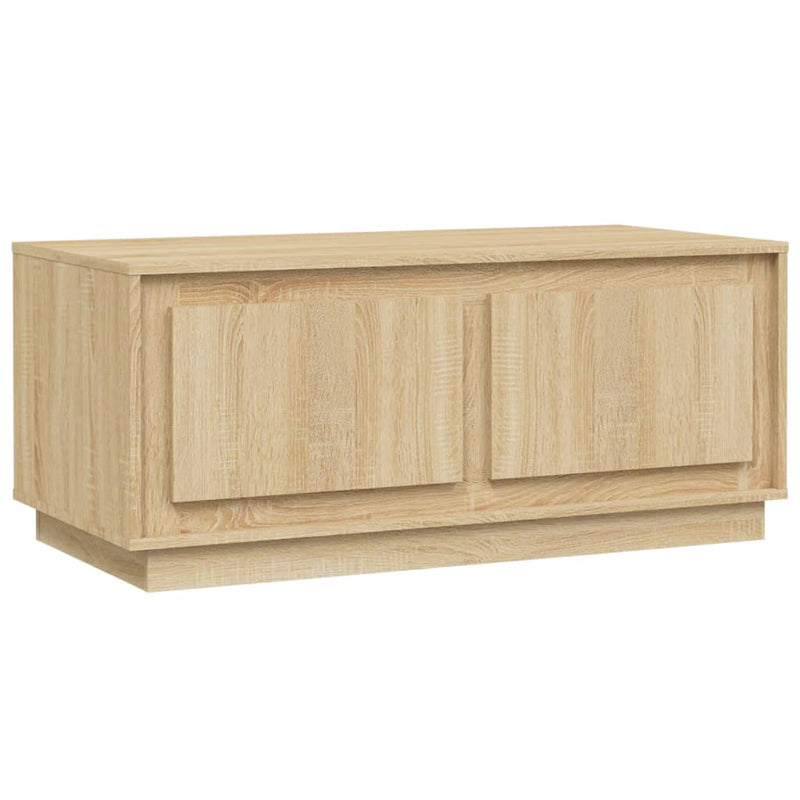 Coffee Table Sonoma Oak 102x50x44 cm Engineered Wood Payday Deals