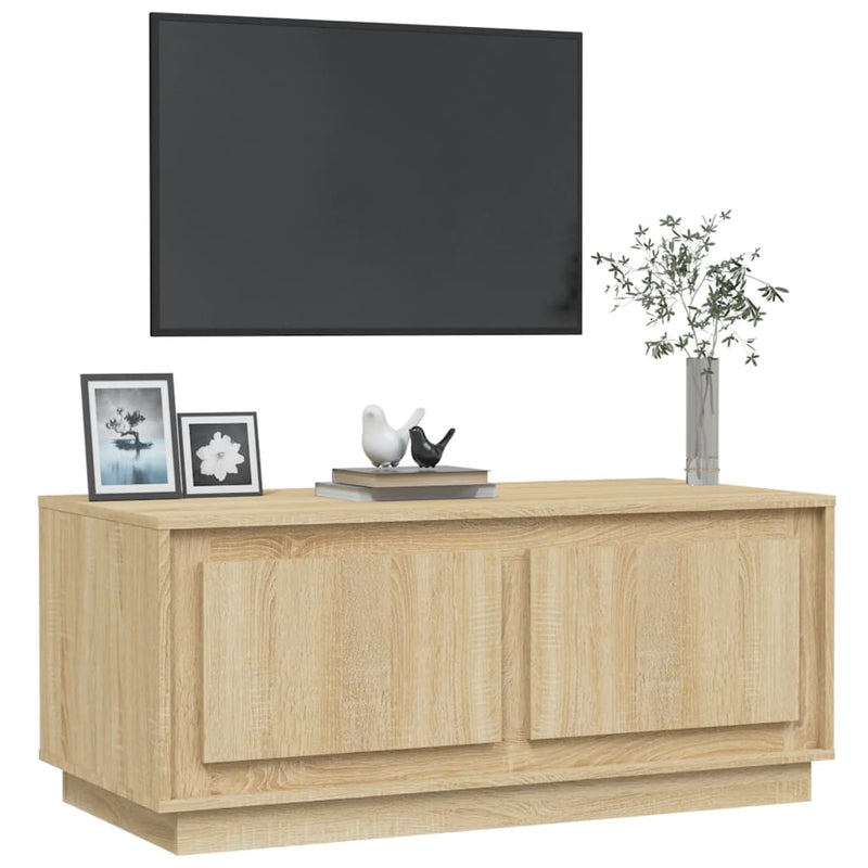 Coffee Table Sonoma Oak 102x50x44 cm Engineered Wood Payday Deals