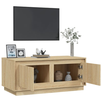 Coffee Table Sonoma Oak 102x50x44 cm Engineered Wood Payday Deals
