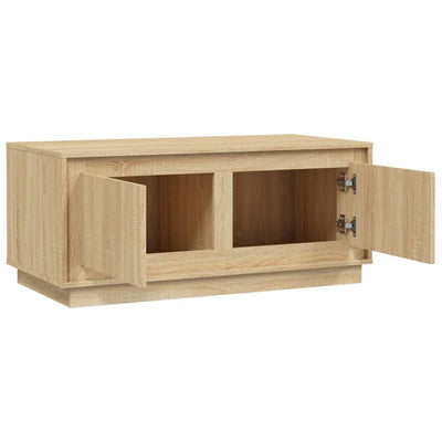 Coffee Table Sonoma Oak 102x50x44 cm Engineered Wood Payday Deals