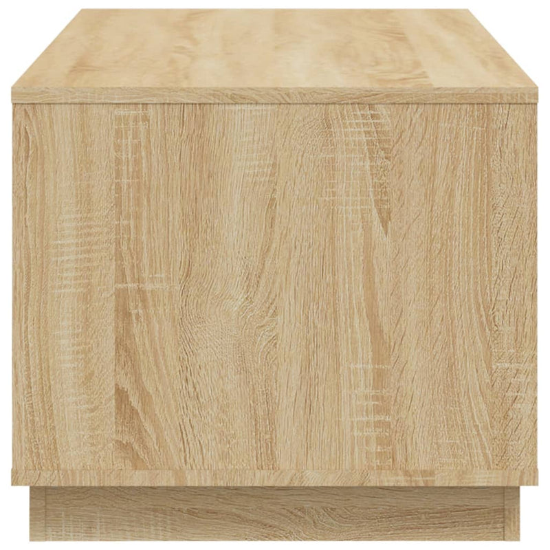 Coffee Table Sonoma Oak 102x50x44 cm Engineered Wood Payday Deals