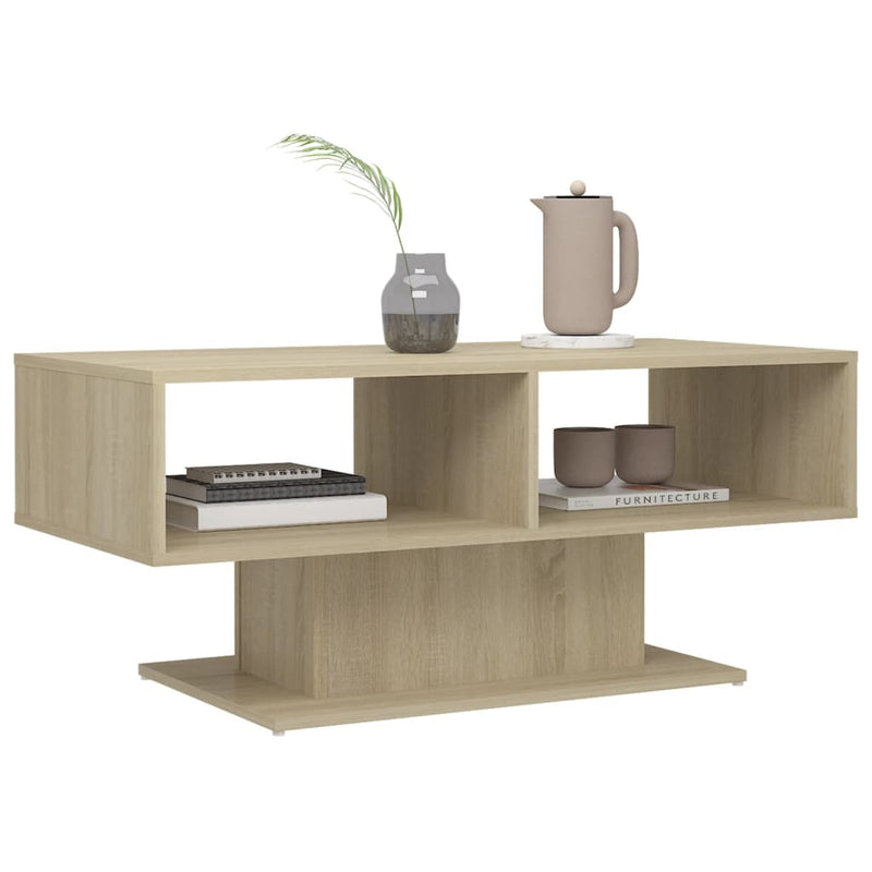 Coffee Table Sonoma Oak 103.5x50x44.5 cm Engineered Wood Payday Deals