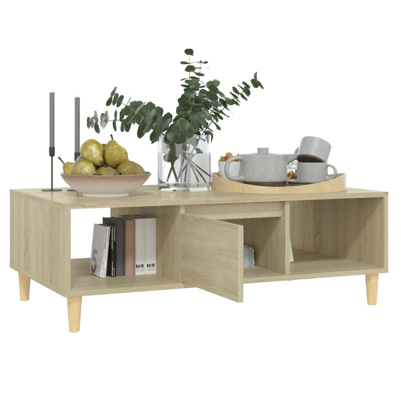 Coffee Table Sonoma Oak 103.5x60x35 cm Engineered Wood Payday Deals