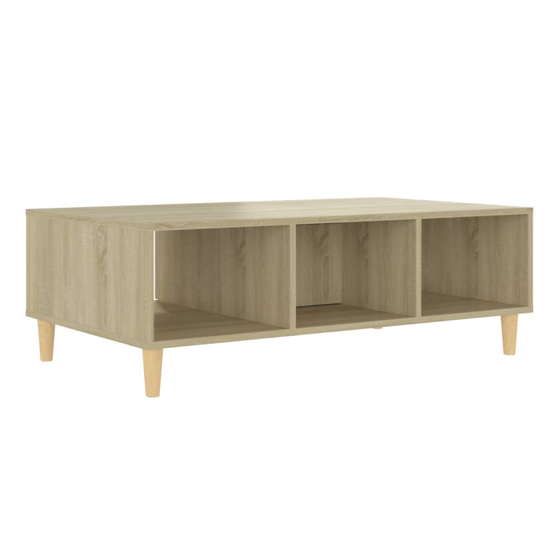 Coffee Table Sonoma Oak 103.5x60x35 cm Engineered Wood Payday Deals