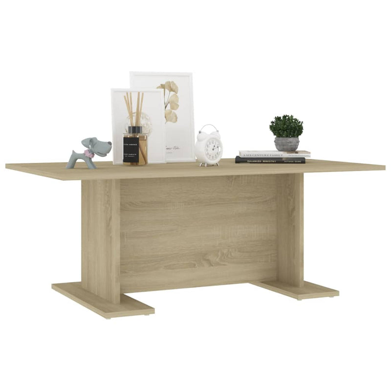 Coffee Table Sonoma Oak 103.5x60x40 cm Engineered Wood Payday Deals