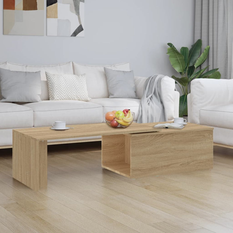 Coffee Table Sonoma Oak 150x50x35 cm Engineered Wood Payday Deals