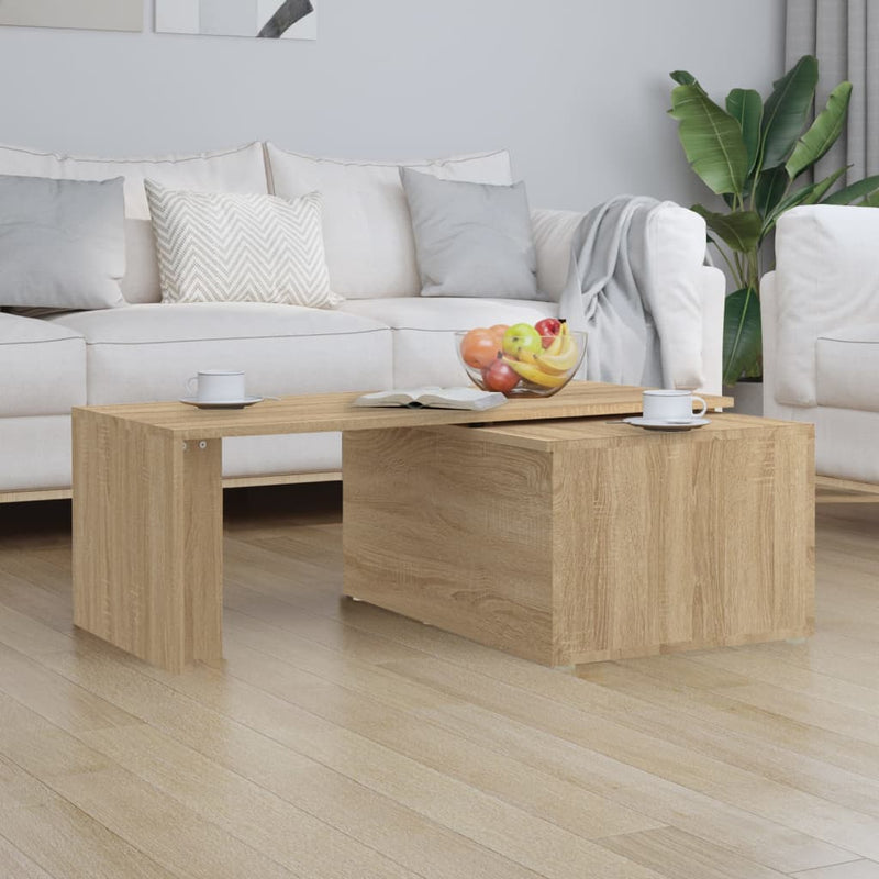 Coffee Table Sonoma Oak 150x50x35 cm Engineered Wood Payday Deals