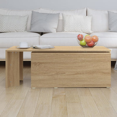 Coffee Table Sonoma Oak 150x50x35 cm Engineered Wood Payday Deals