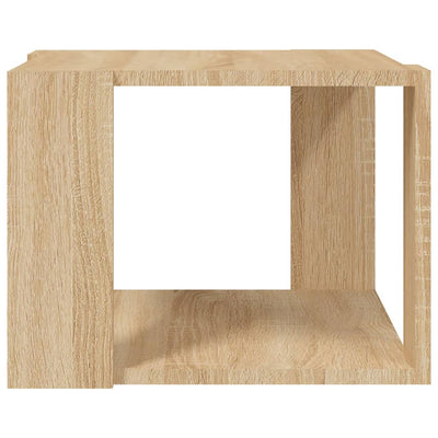 Coffee Table Sonoma Oak 40x40x30 cm Engineered Wood Payday Deals