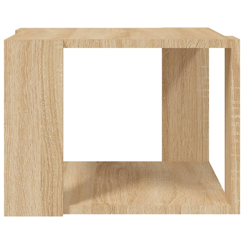 Coffee Table Sonoma Oak 40x40x30 cm Engineered Wood Payday Deals