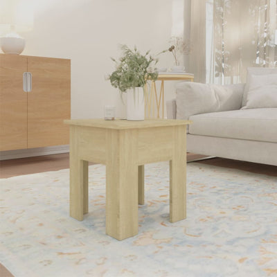 Coffee Table Sonoma Oak 40x40x42 cm Engineered Wood Payday Deals