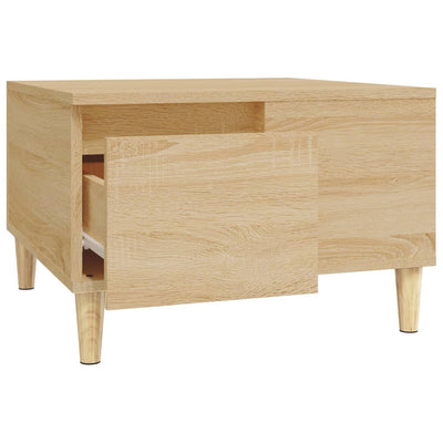 Coffee Table Sonoma Oak 55x55x36.5 cm Engineered Wood Payday Deals