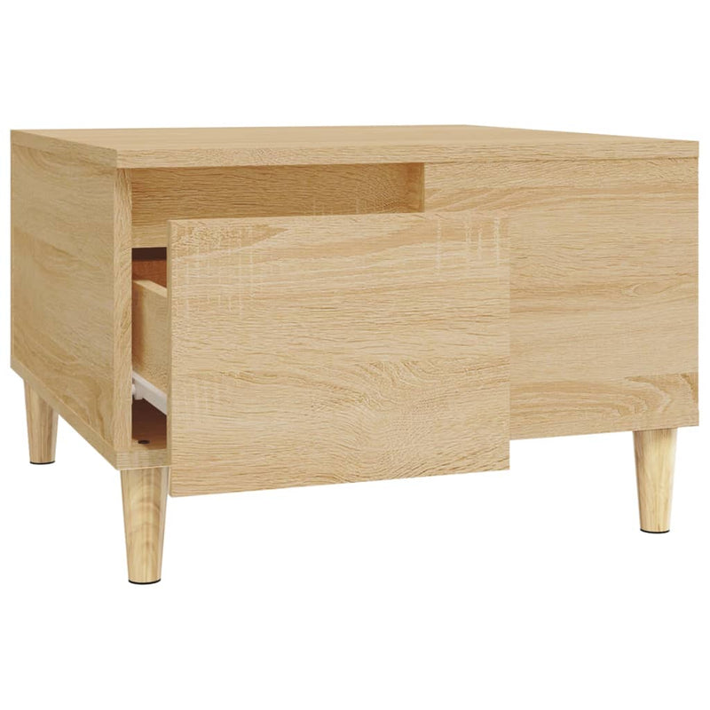 Coffee Table Sonoma Oak 55x55x36.5 cm Engineered Wood Payday Deals