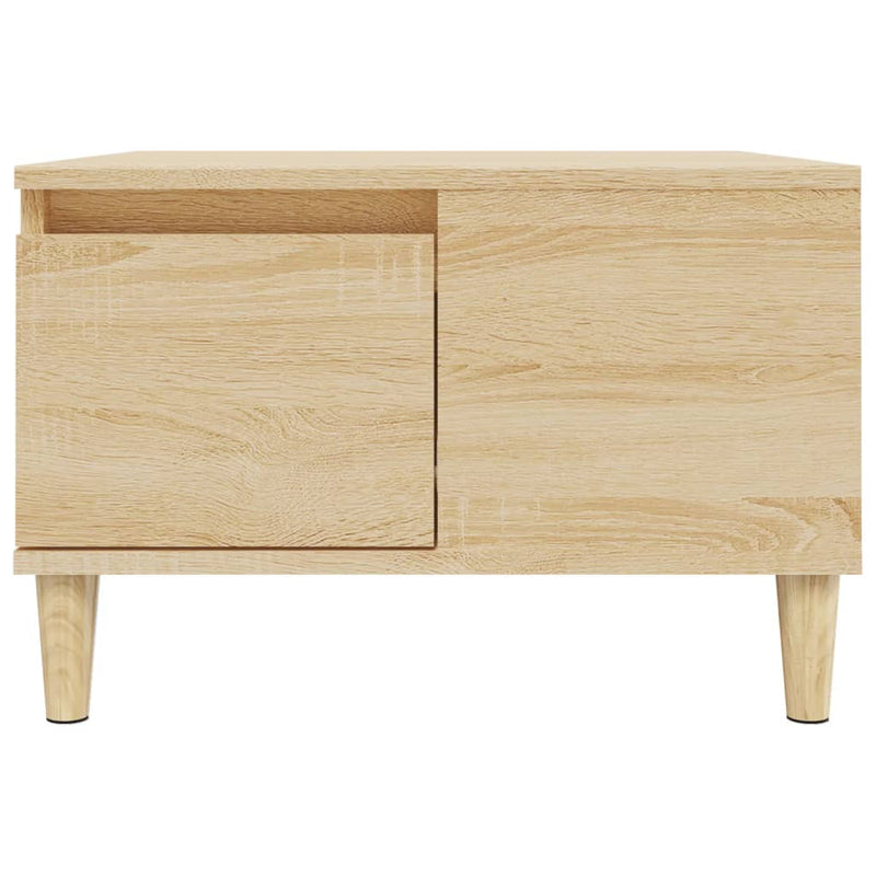 Coffee Table Sonoma Oak 55x55x36.5 cm Engineered Wood Payday Deals