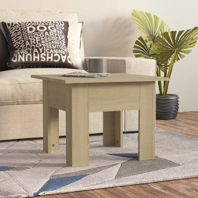 Coffee Table Sonoma Oak 55x55x42 cm Engineered Wood