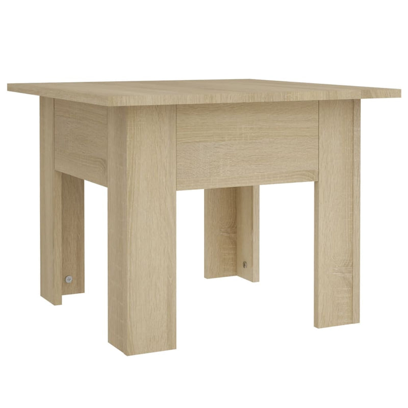 Coffee Table Sonoma Oak 55x55x42 cm Engineered Wood Payday Deals