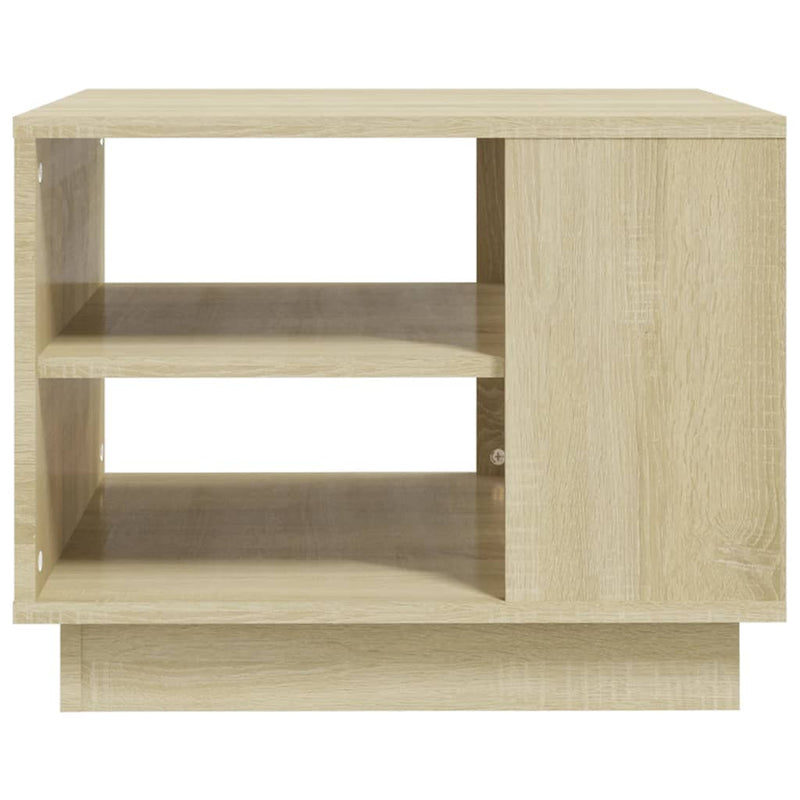 Coffee Table Sonoma Oak 55x55x43 cm Engineered Wood Payday Deals