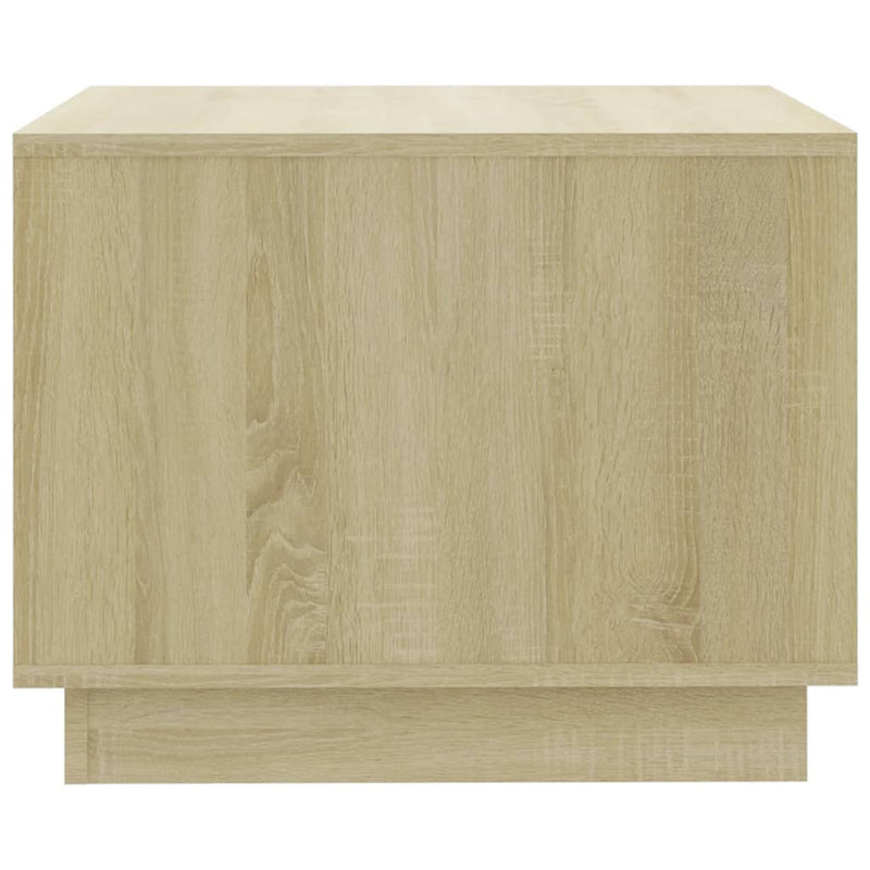 Coffee Table Sonoma Oak 55x55x43 cm Engineered Wood Payday Deals