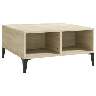 Coffee Table Sonoma Oak 60x60x30 cm Engineered Wood Payday Deals