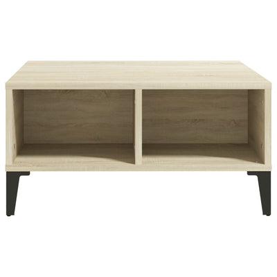Coffee Table Sonoma Oak 60x60x30 cm Engineered Wood Payday Deals