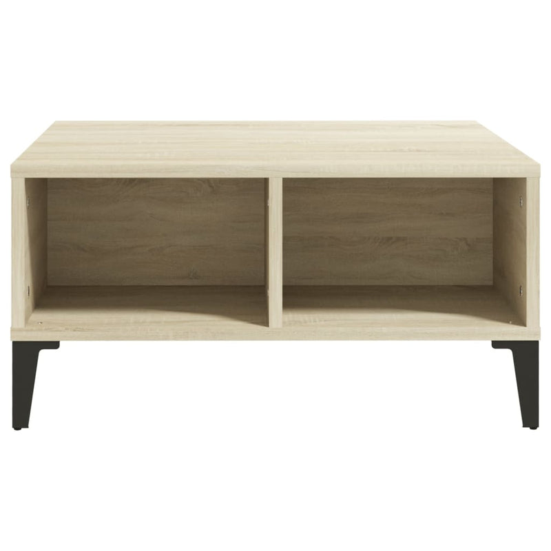 Coffee Table Sonoma Oak 60x60x30 cm Engineered Wood Payday Deals