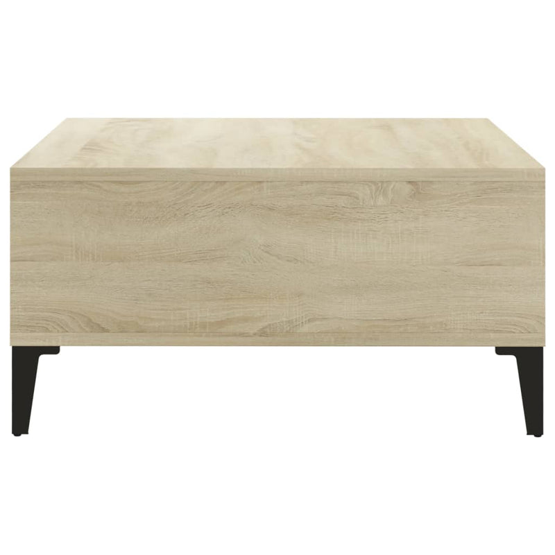 Coffee Table Sonoma Oak 60x60x30 cm Engineered Wood Payday Deals
