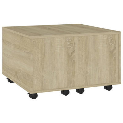 Coffee Table Sonoma Oak 60x60x38 cm Engineered Wood Payday Deals