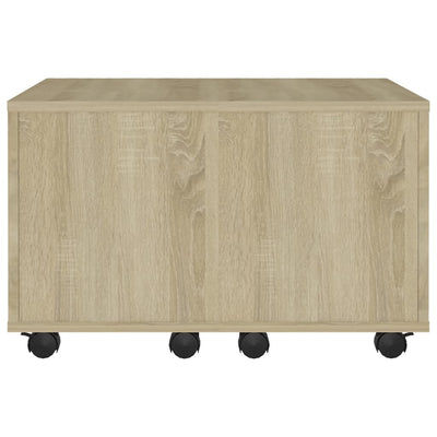 Coffee Table Sonoma Oak 60x60x38 cm Engineered Wood Payday Deals