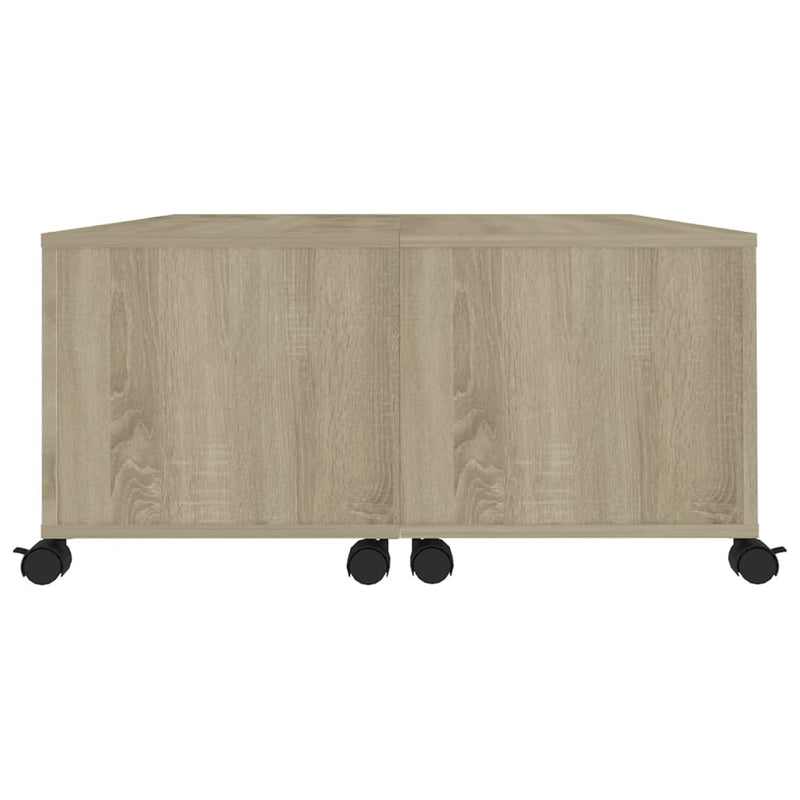 Coffee Table Sonoma Oak 75x75x38 cm Engineered Wood Payday Deals
