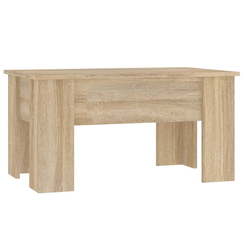 Coffee Table Sonoma Oak 79x49x41 cm Engineered Wood Payday Deals