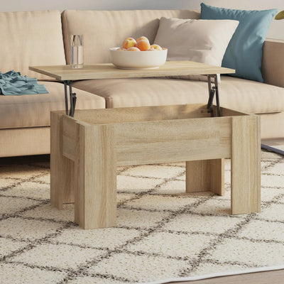 Coffee Table Sonoma Oak 79x49x41 cm Engineered Wood Payday Deals