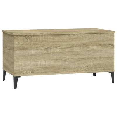 Coffee Table Sonoma Oak 90x44.5x45 cm Engineered Wood Payday Deals