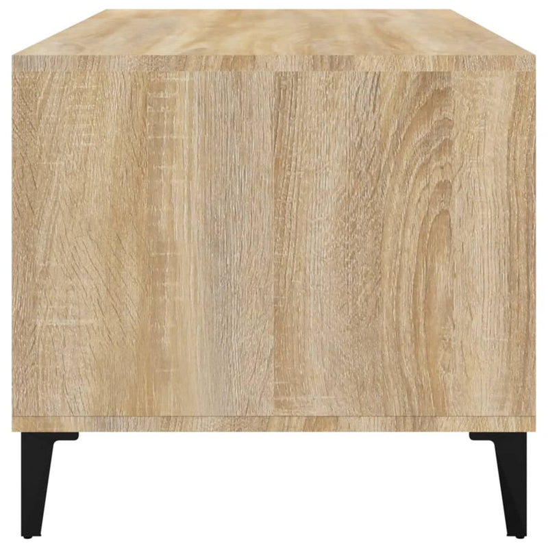 Coffee Table  Sonoma Oak 90x49x45 cm Engineered Wood Payday Deals