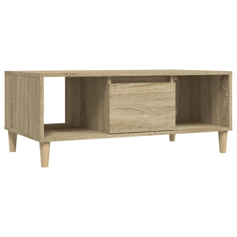 Coffee Table Sonoma Oak 90x50x36.5 cm Engineered Wood Payday Deals