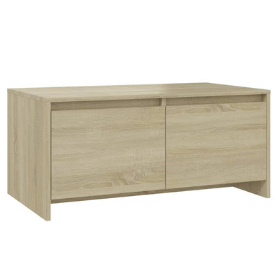 Coffee Table Sonoma Oak 90x50x41.5 cm Engineered Wood Payday Deals