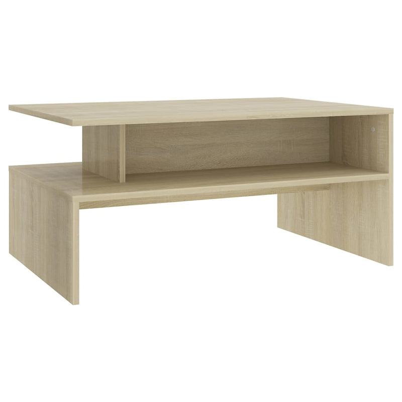 Coffee Table Sonoma Oak 90x60x42.5 cm Engineered Wood Payday Deals