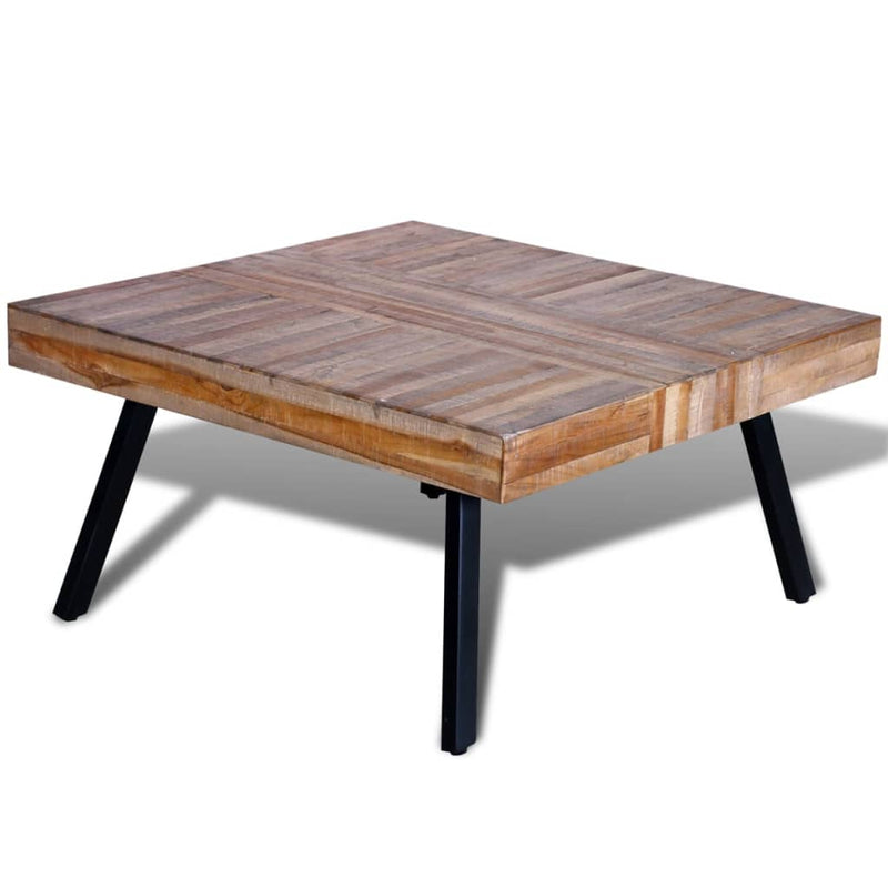 Coffee Table Square Reclaimed Teak Wood Payday Deals