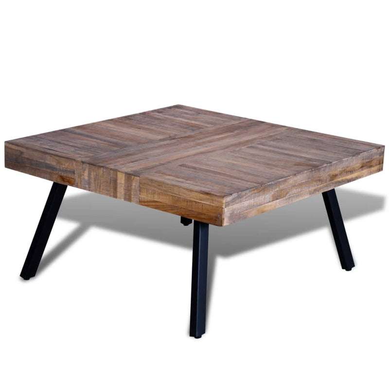 Coffee Table Square Reclaimed Teak Wood Payday Deals
